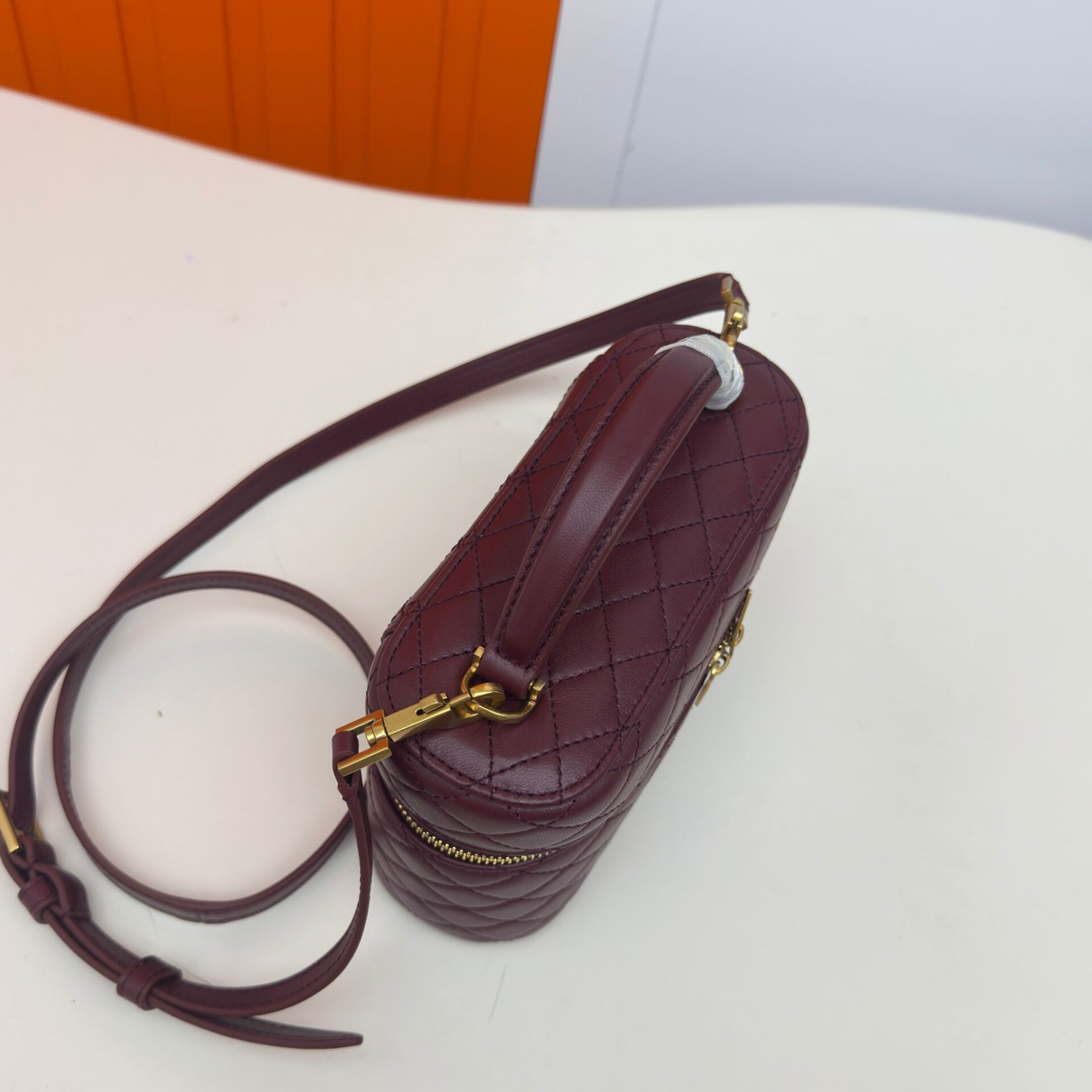 Y51 GABY VANITY BAG IN LAMBSKIN 18 X 11 X 6.5 CM