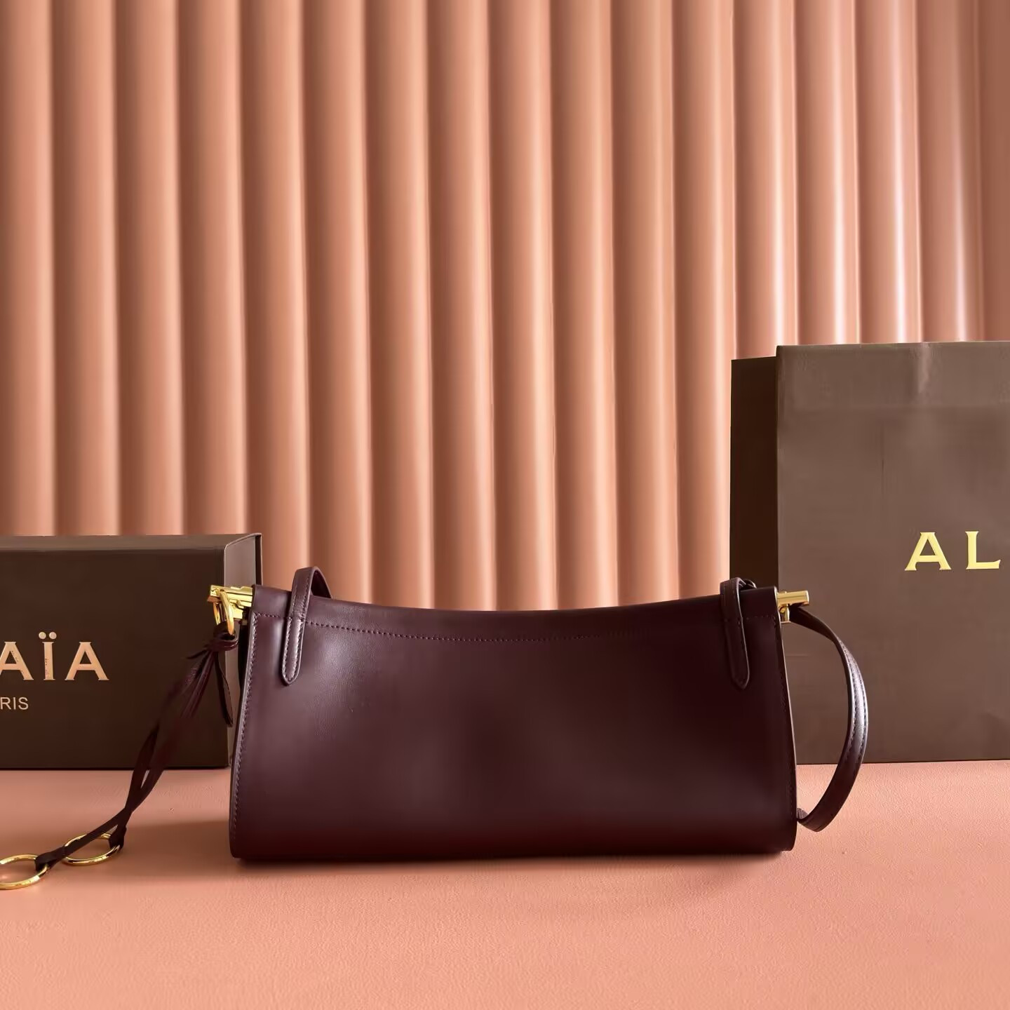 ALAÏA LE CLICK EAST WEST MEDIUM BAG 30x14x9cm