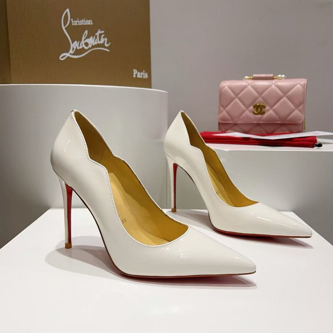 ua chr1st1an louboutin hot chick 10cm heel(cusT0mized about 10 days production time)
