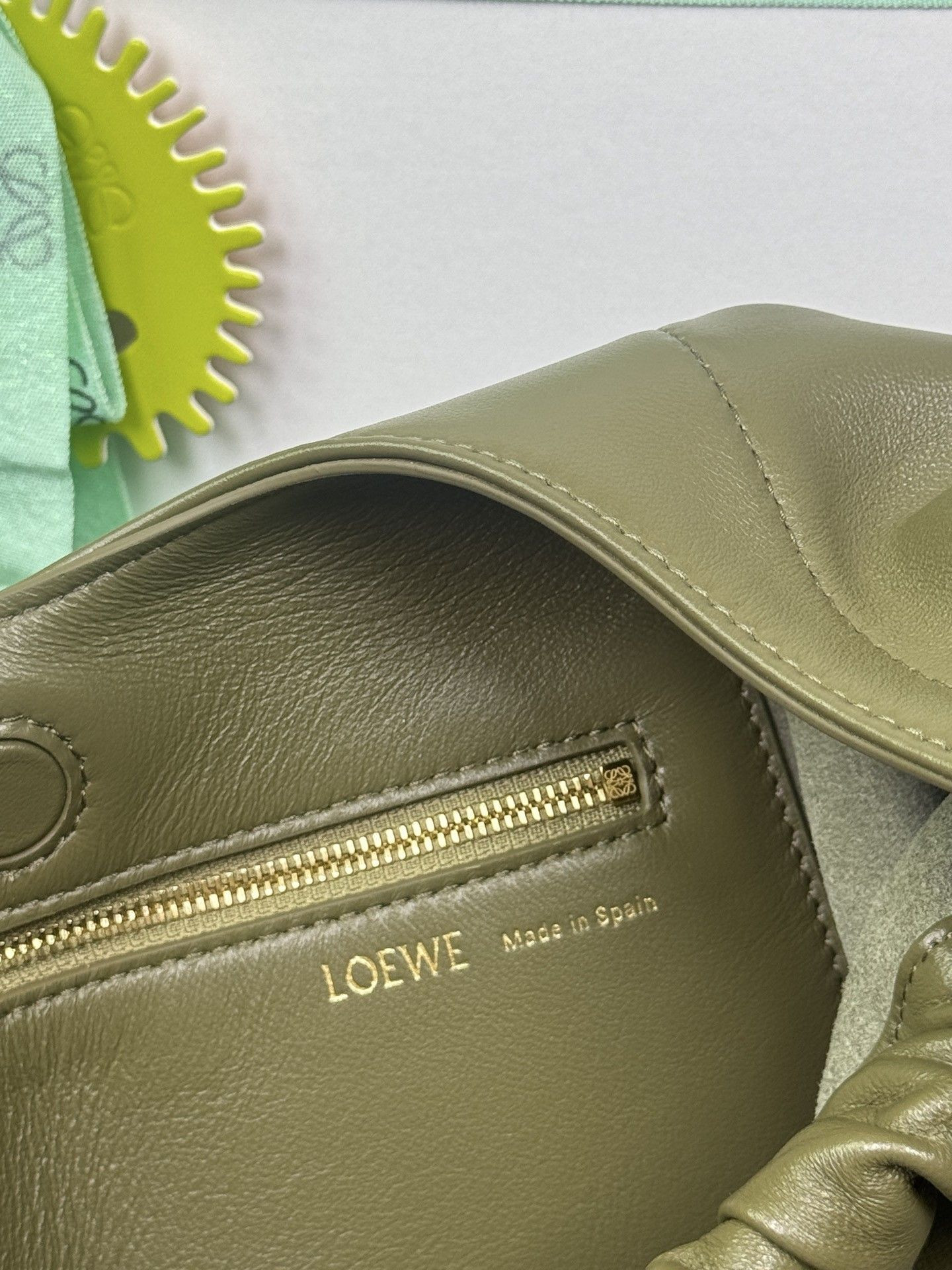 L0ew* Medium Squeeze bag in mellow nappa lambskin 34x33x13.5cm