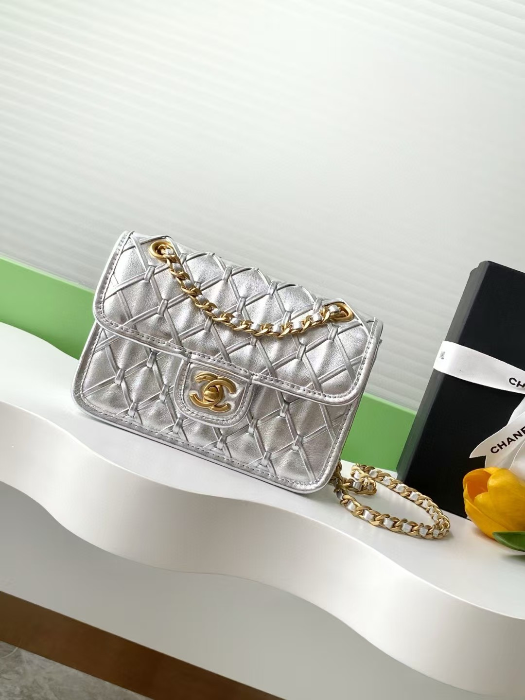 Ch**el Mini Flap Bag 13x19x5.5cm AS4797
