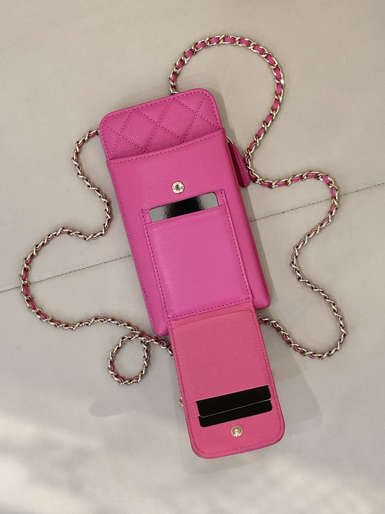 Ch**el Phone Bag 18x9x3cm