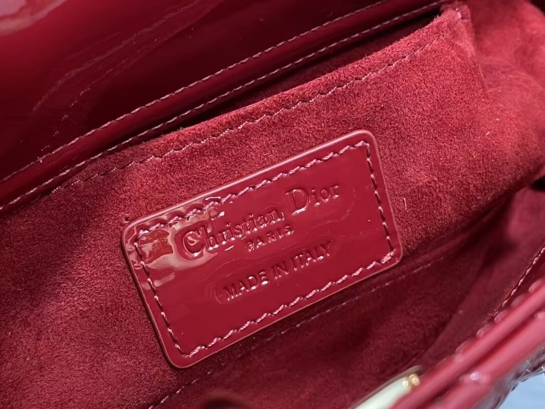 D10r SMALL LADY D-JOY BAG RED 22x6x12cm