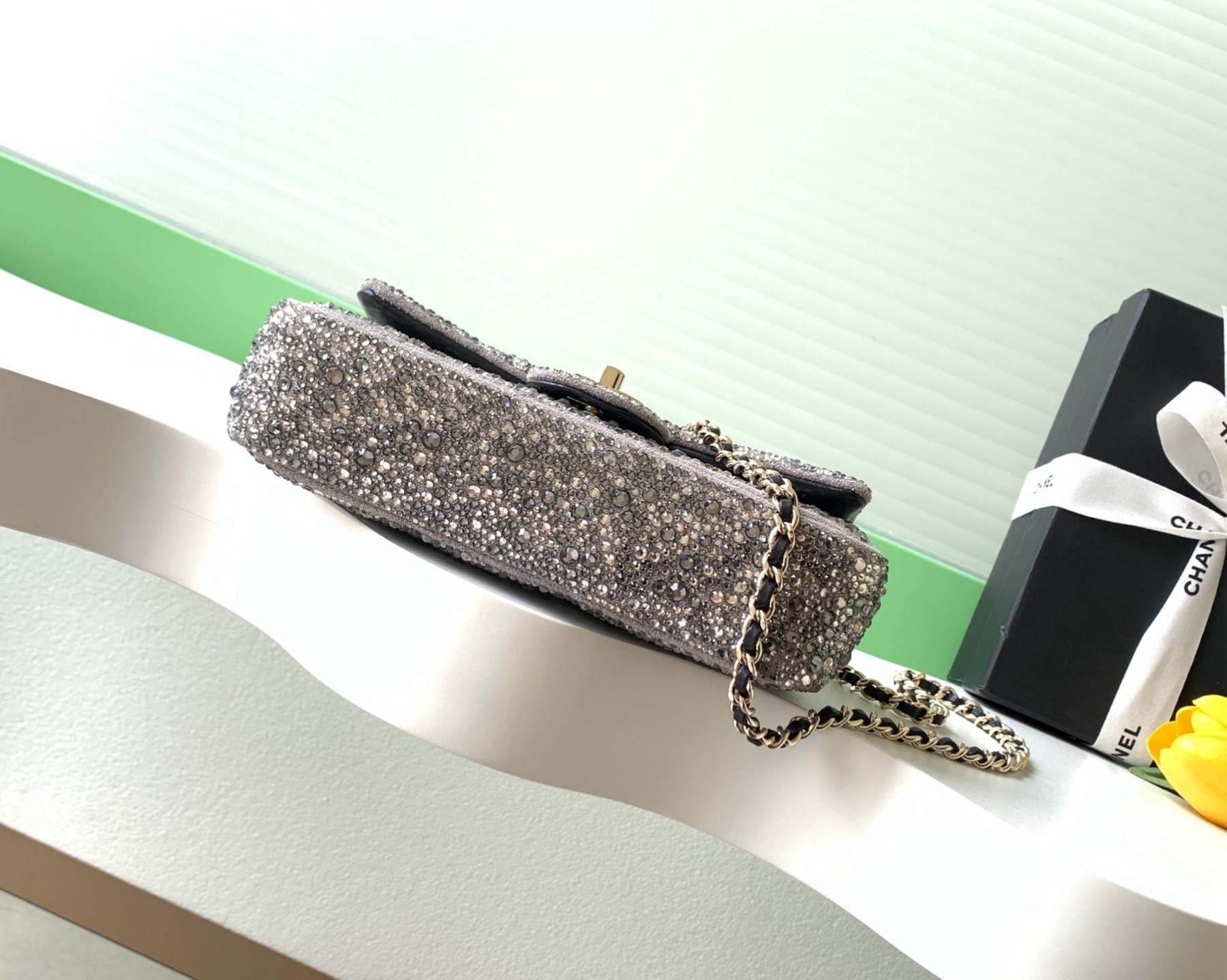 Ch**el Flap Bag 13x21x8cm