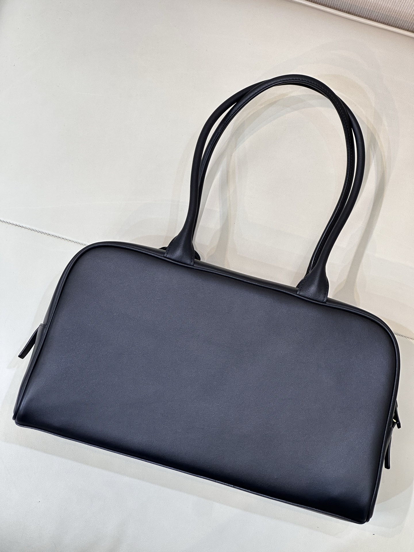 Ch**el Large Bowling Bag Black AS6211 19x35.5x12.5cm