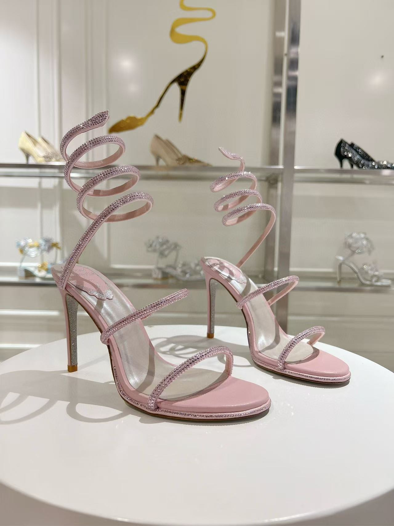 UA RENÉ CAOVILLA Cleo Pumps Sandals 95mm
