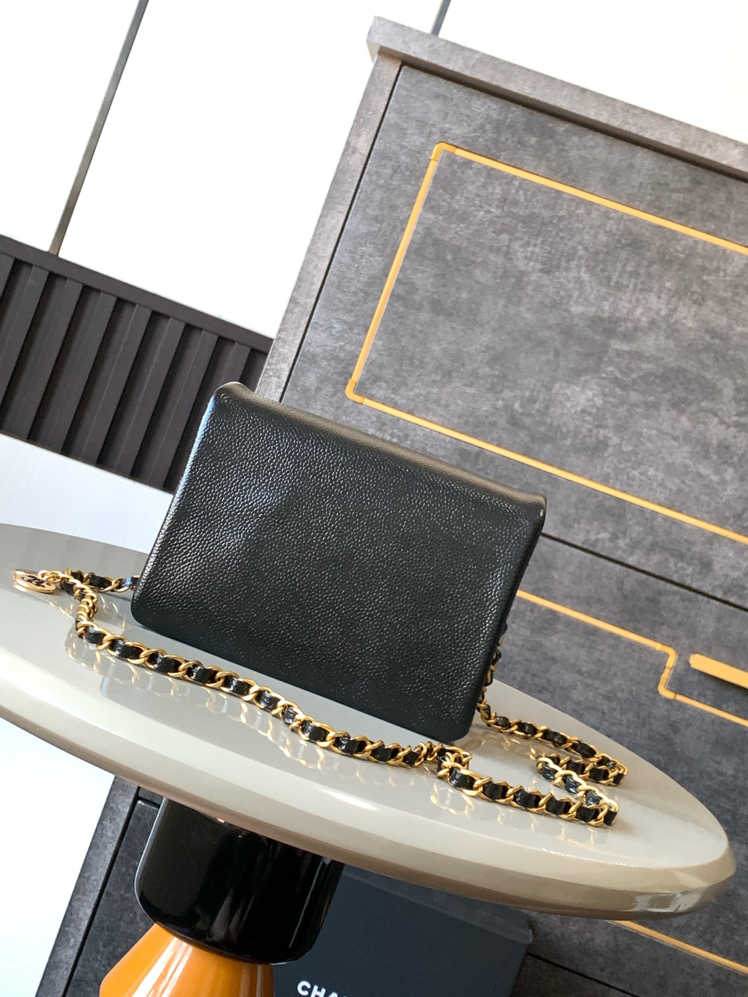 Ch**el MINI FLAP BAG 13 × 17.5 × 6 cm