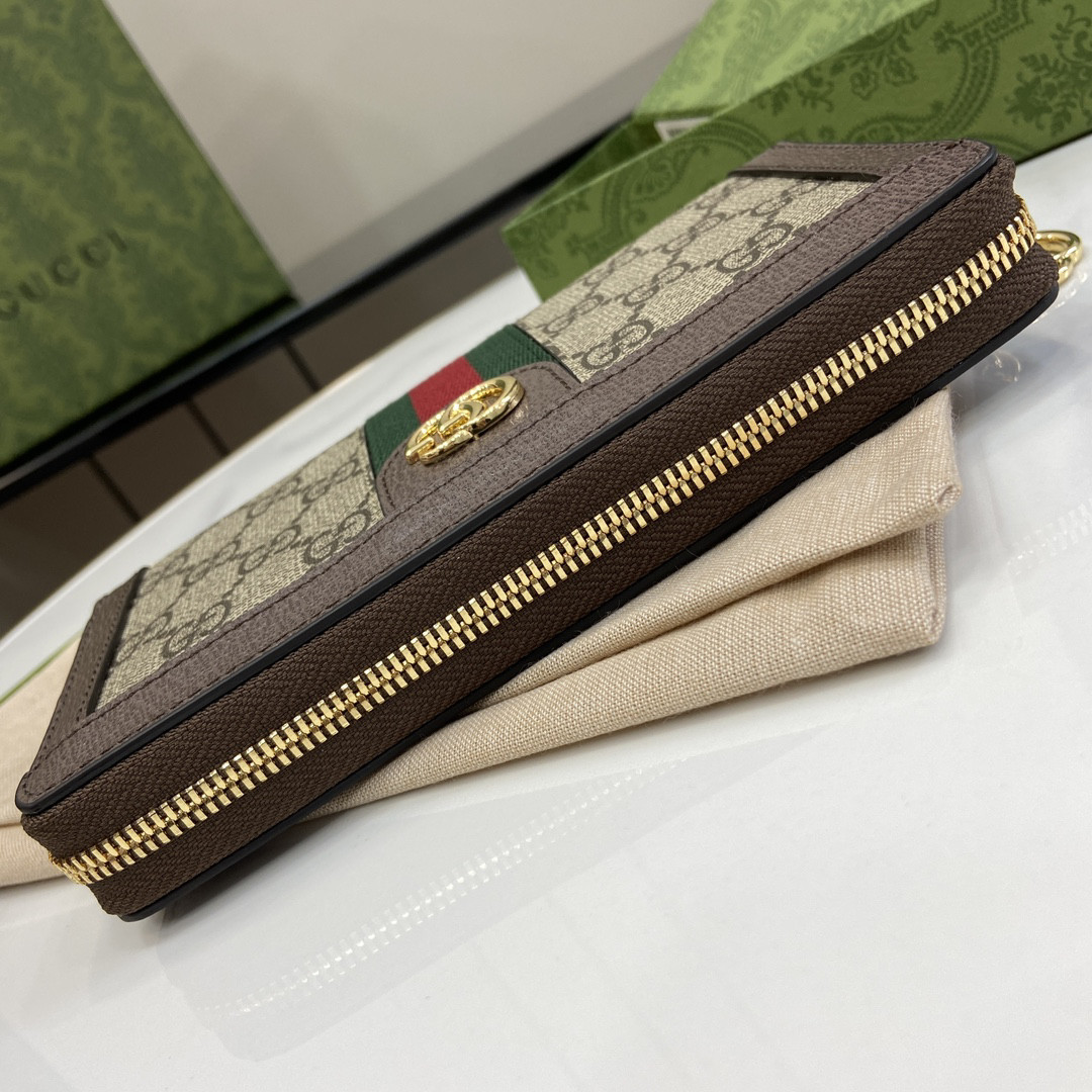 Gvc*1 OPHIDIAZIP AROUND WALLET 19.5x11x3cm