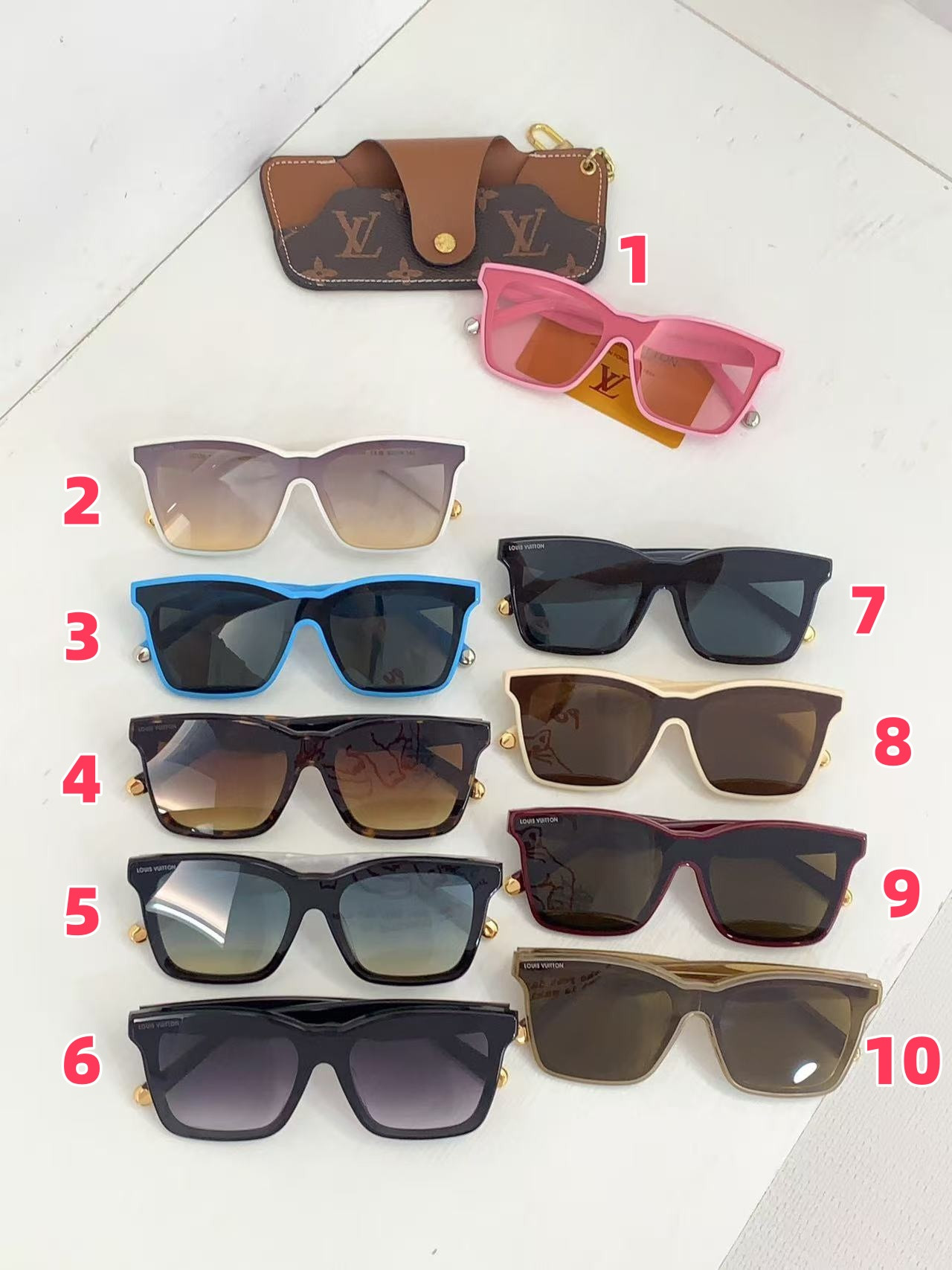 l0vis Vvtt0n script square sunglasses z2970w