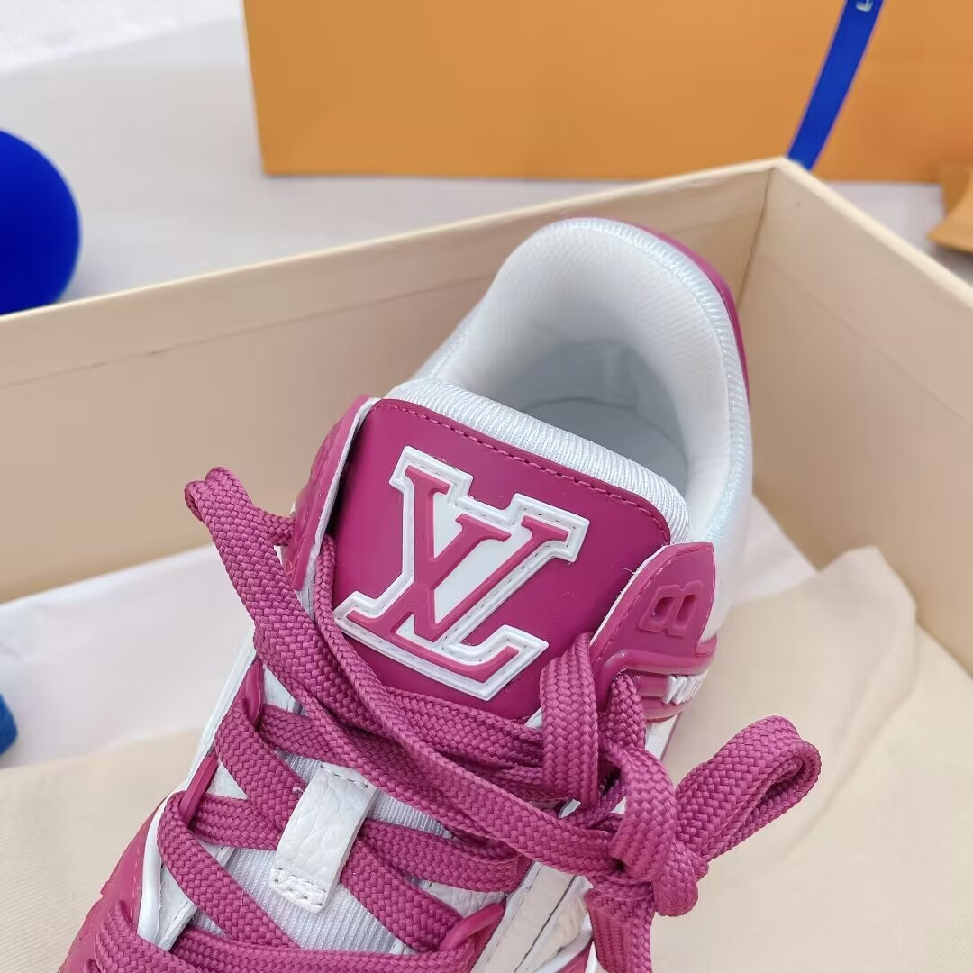 UA L0vis Vvtt0n LV Trainer Low White Fuchsia