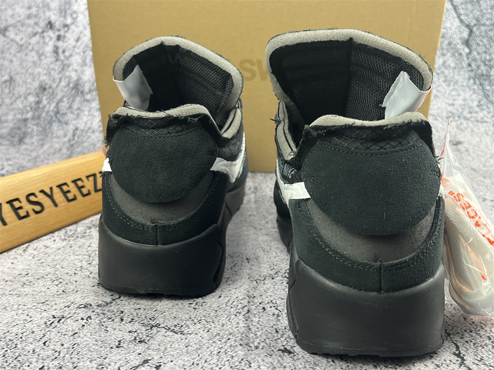 UA THE 10 OFF WHITE NIKE AIR MAX 90 BLACK