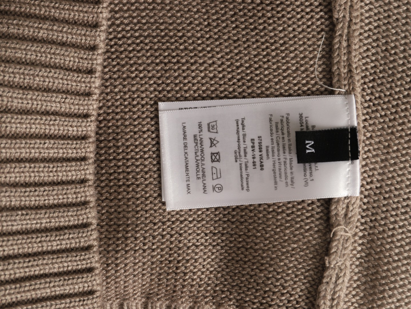B0tt*ga Ven*ta Knitting Long-sleeved Polo Shirt