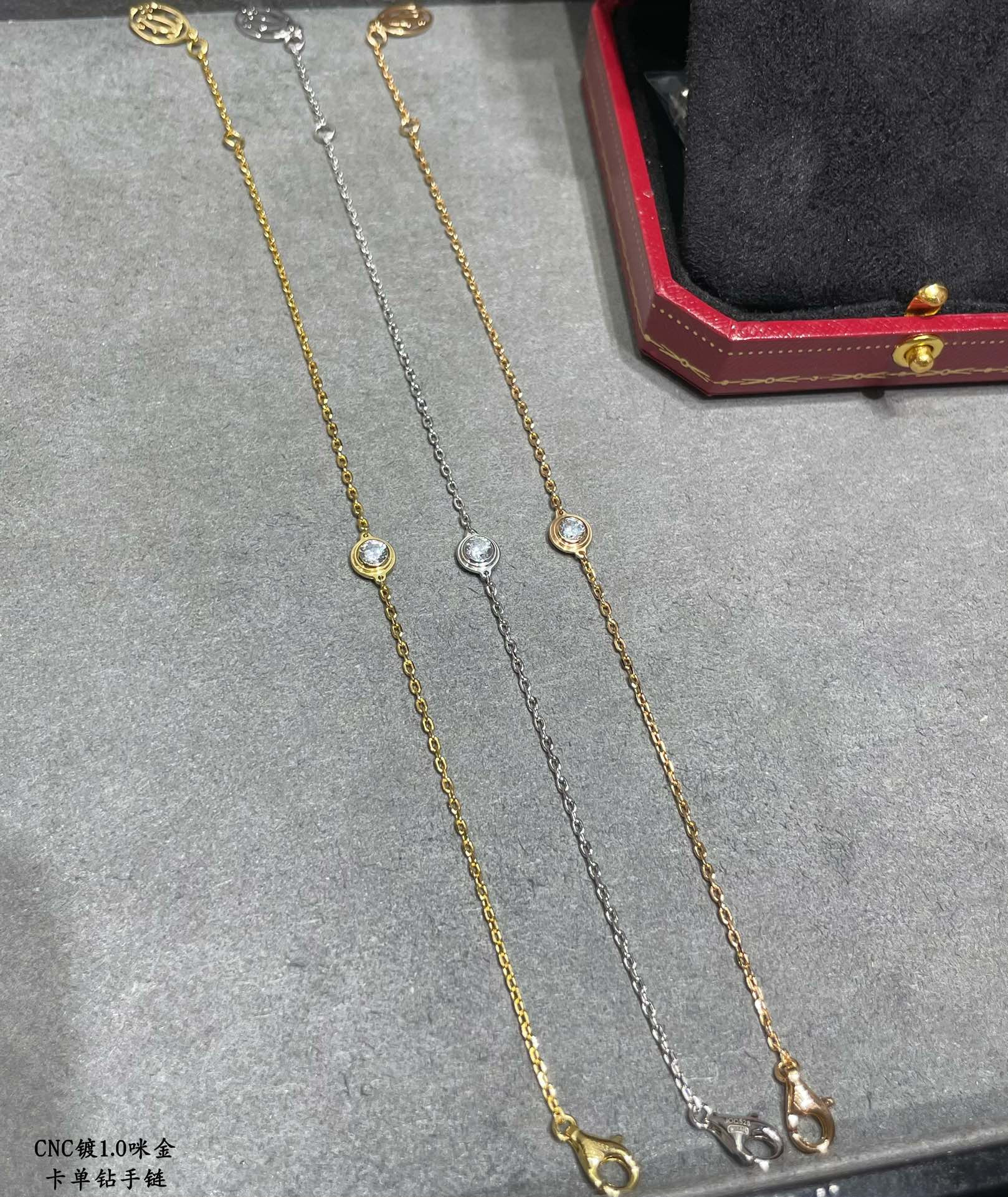 Ca*t1er Single D1am0nd Bracelet