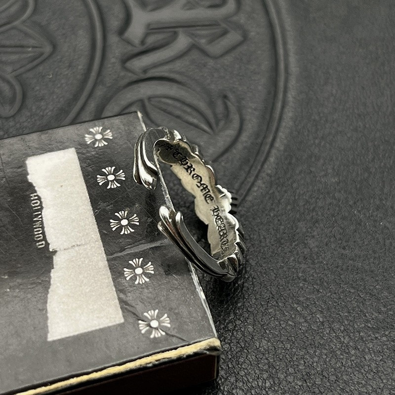 Ch*0me He**ts Open-ended Small Cross Ring
