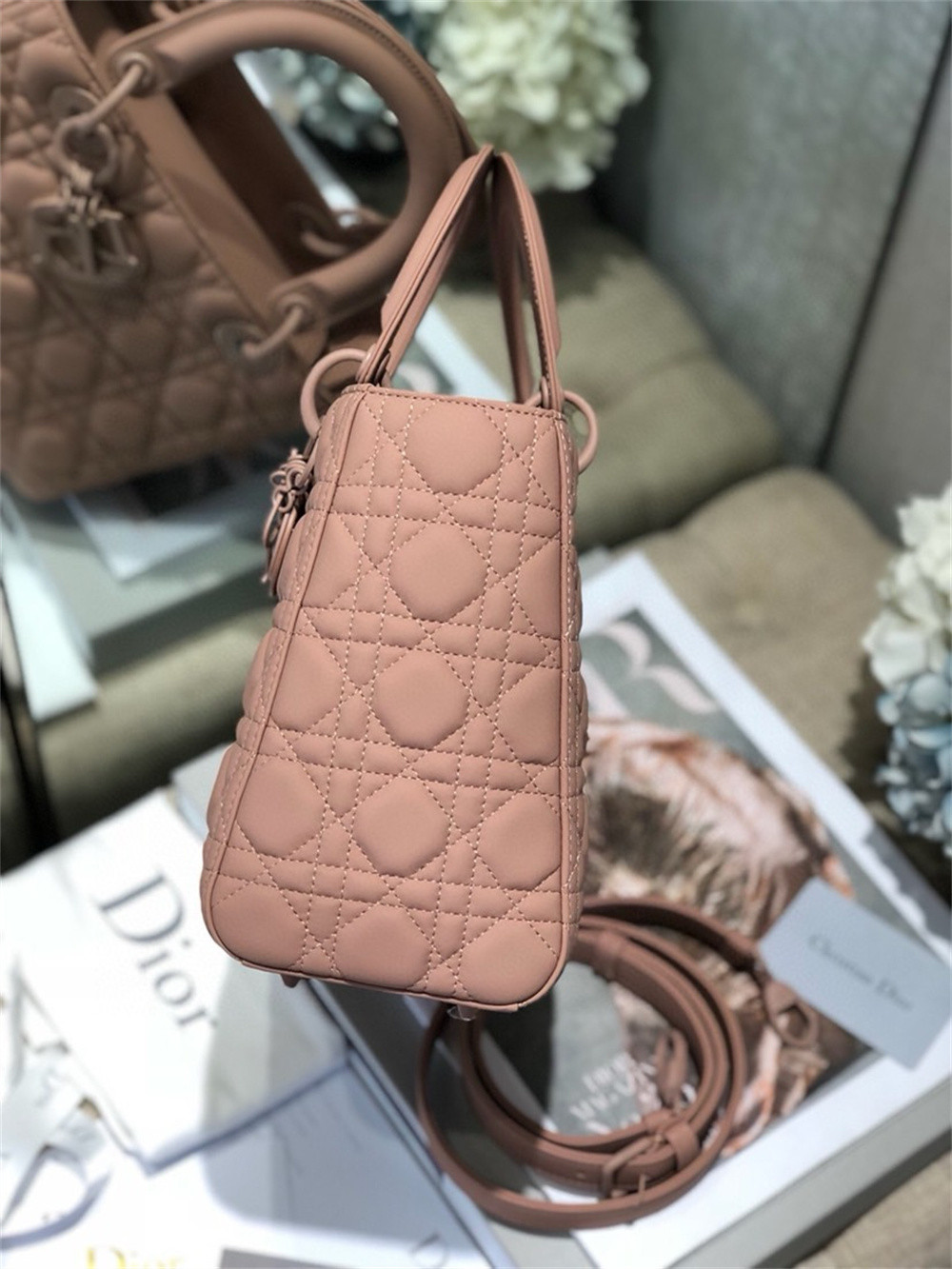 Medium Lady D10r Bag  9.5 x 8 x 4.5 inches