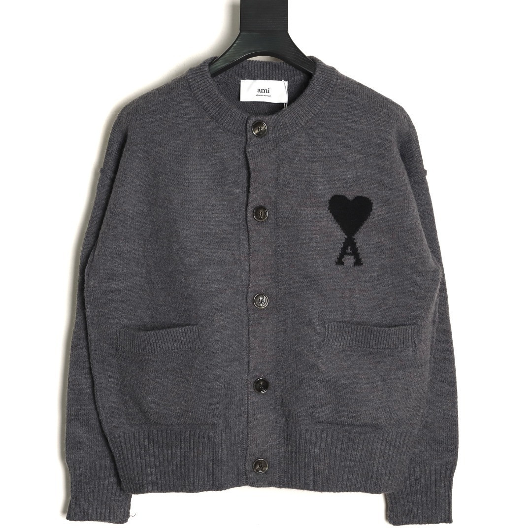 Ami Paris Cardigan Sweaters