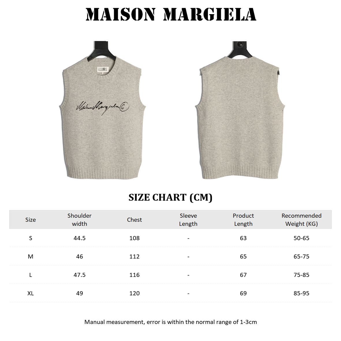 Ma1s0n Marg*e1a MM6 Knitting Vest
