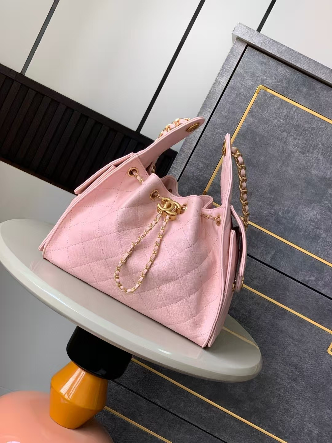 Ch**el 25C Bucket Bag 26x30x14cm