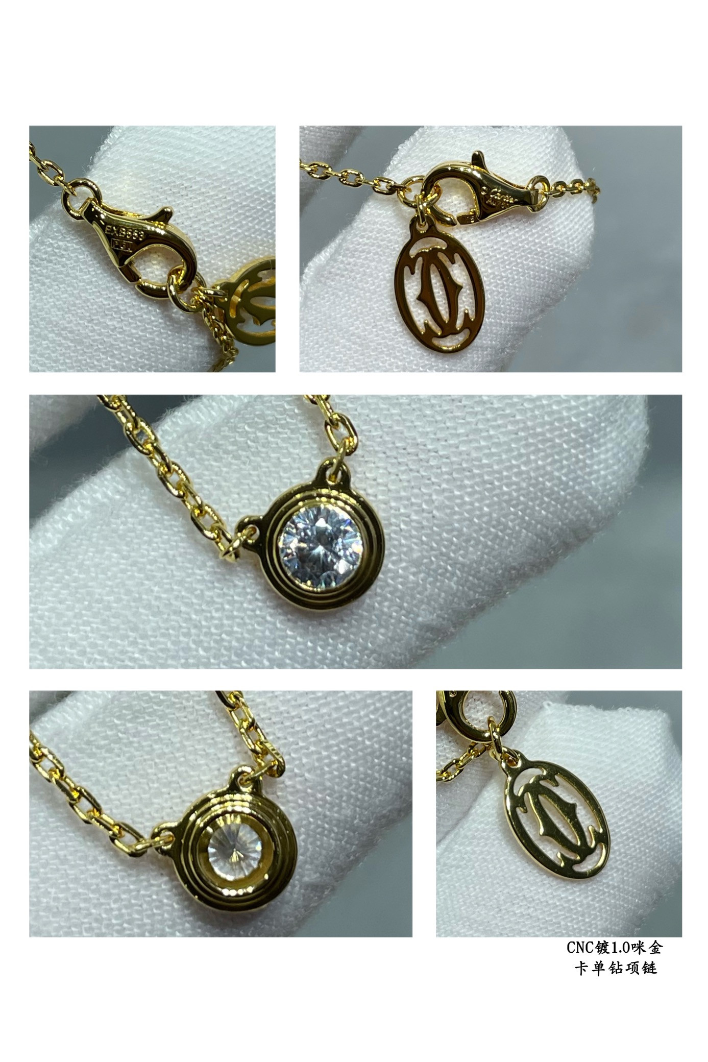 Ca*t1er Single D1am0nd Necklace