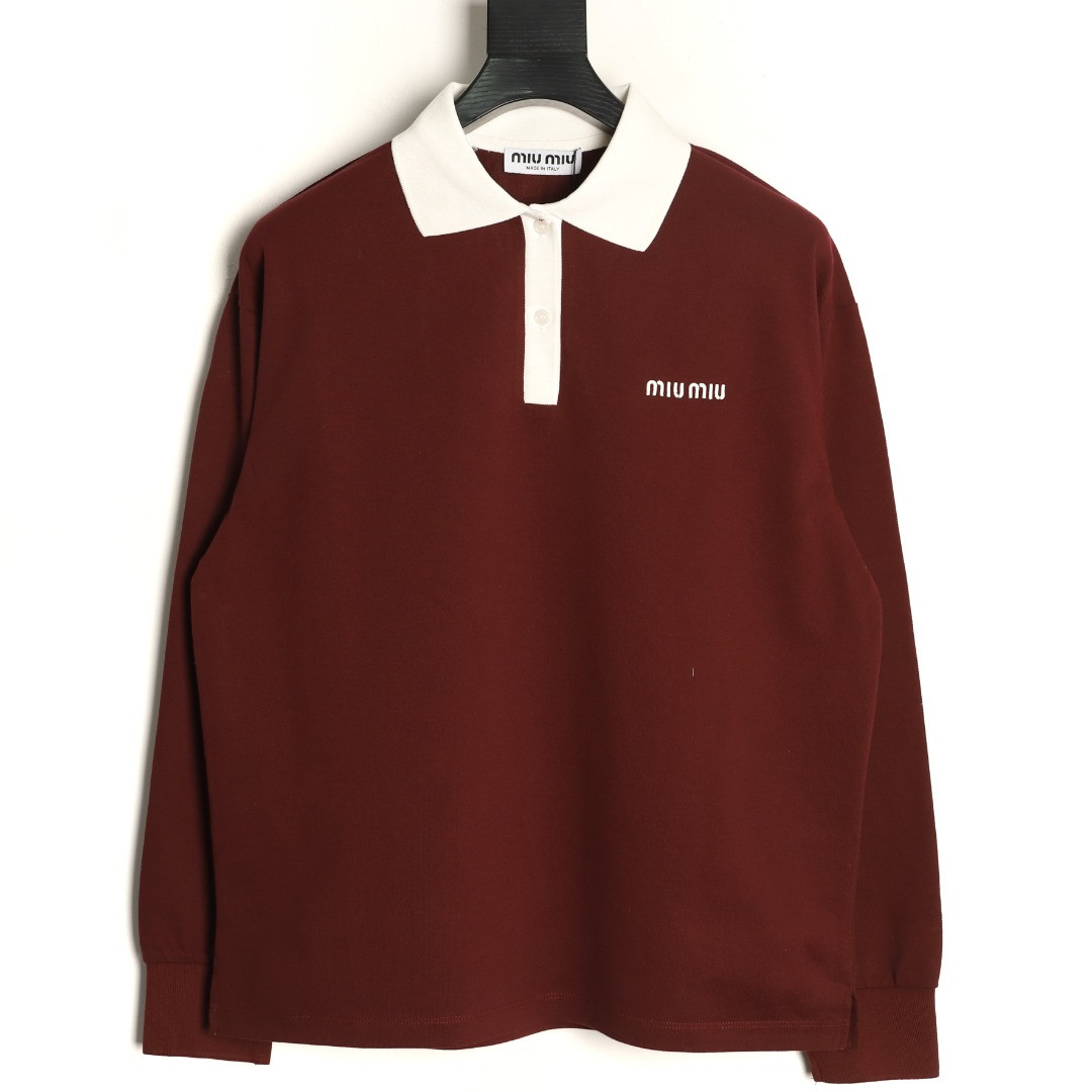 M1v M1v Long-sleeved Polo Shirt