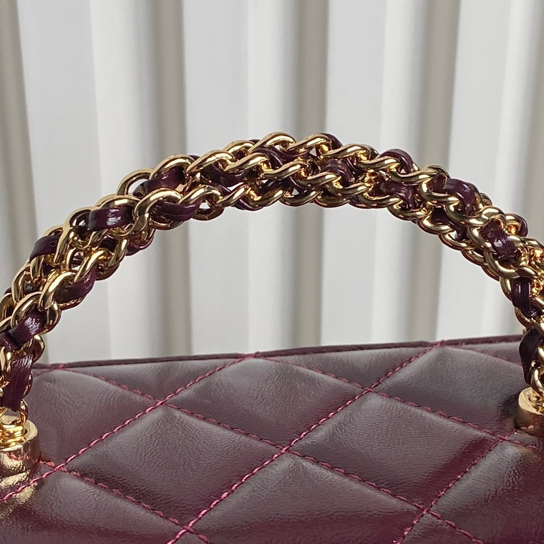 Ch**el Clutch With Chain 9.5x 17x 8CM