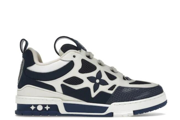 UA LV SKATE SNEAKER MARINE WHITE