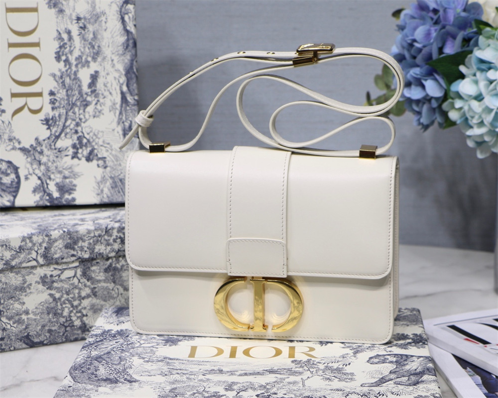 D10r 30 MONTAIGNE CHAIN BAG WHITE