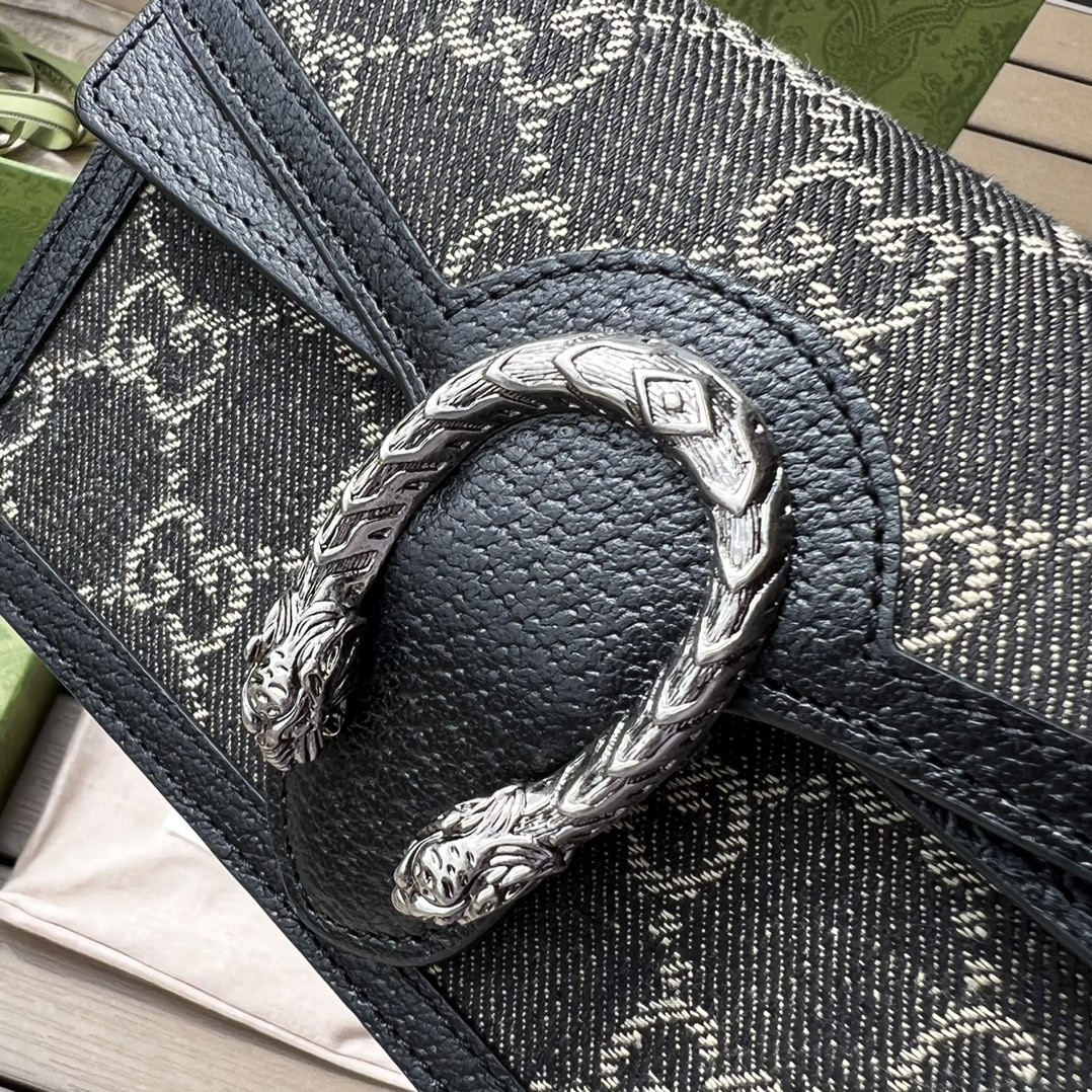Gvc*1 DIONYSUS GG Svp*me S*pER MINI BAG 6.5"Wx3.9"Hx1.6"D