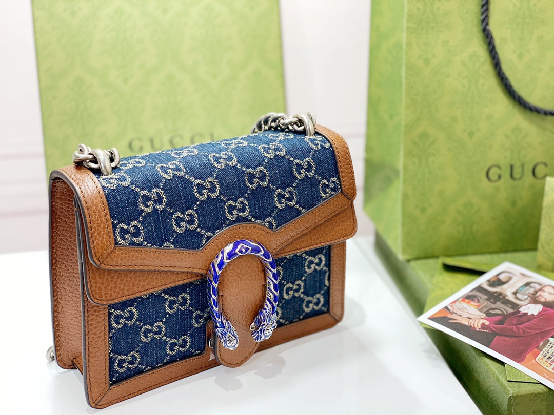 Gvc*1 DIONYSUS GG Svp*me MINI BAG 8"Wx5"Hx2.3"D