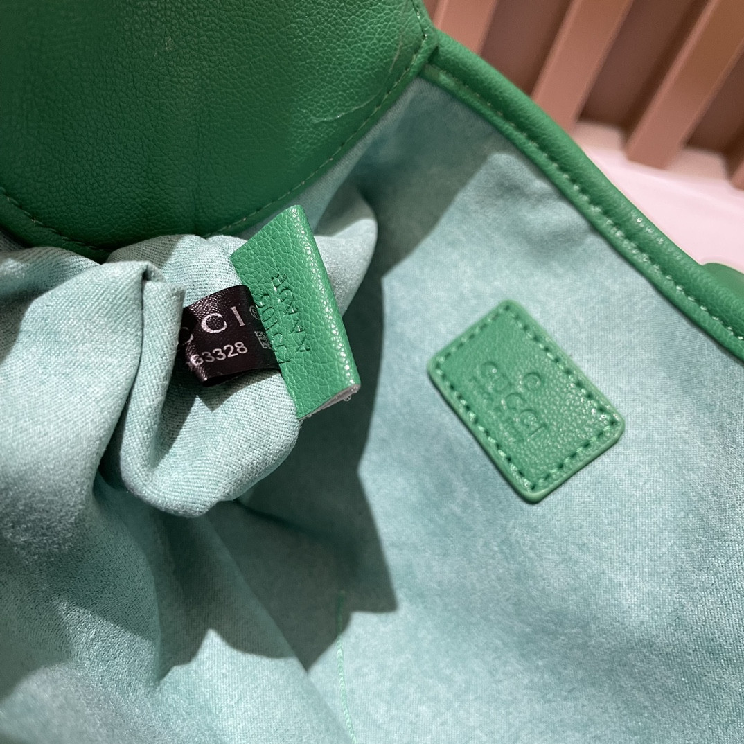 Gvc*1 APHRODITE SHOULDER BAG GREEN 27 X 13.5 X 2 cm