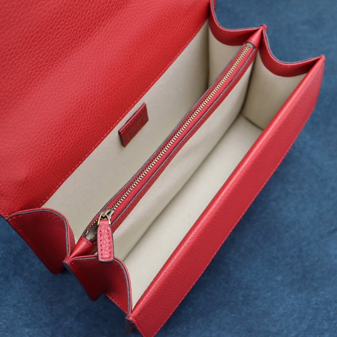 Gvc*1 DIONYSUS SMALL SHOULDER BAG RED 28x18x9cm