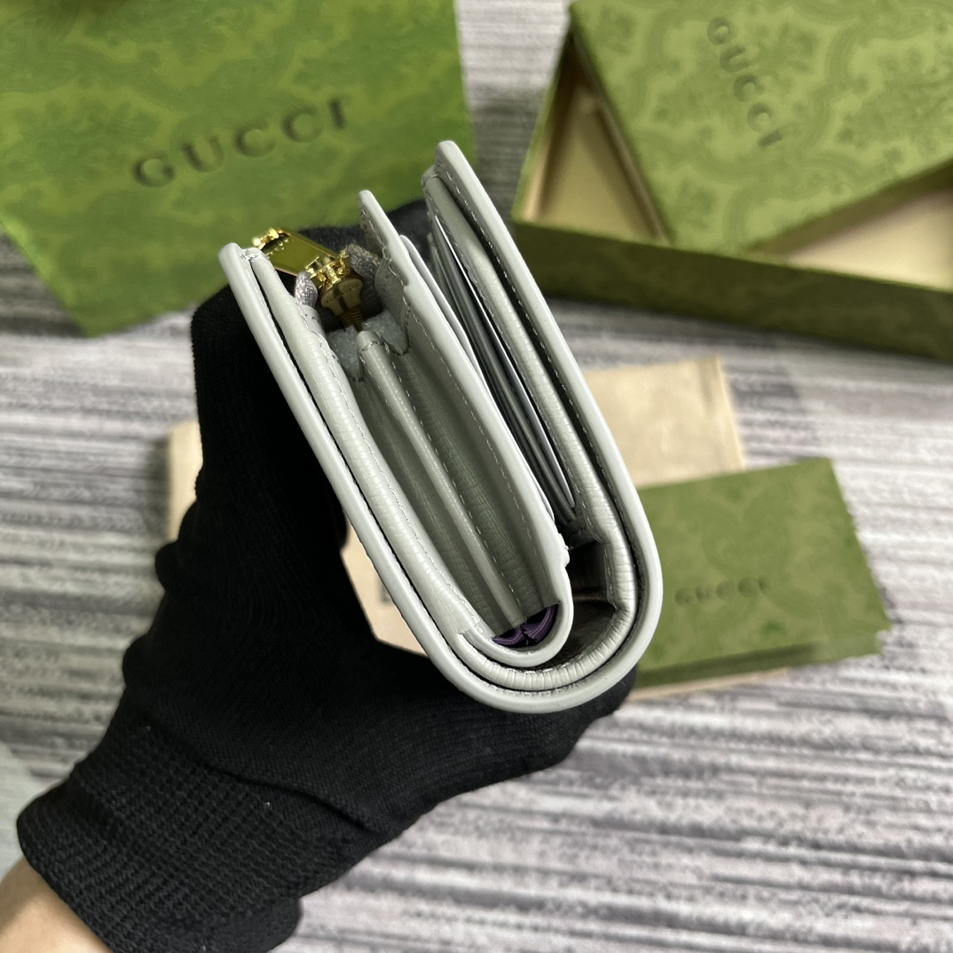 Gvc*1 Script Zip-Around Wallet gray 14 x 18.5 x 3cm