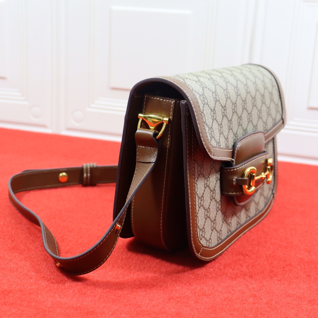 Gvc*1 HORSEBIT 1955 SHOULDER BAG 9.8"W x 7"H x 3.1"D