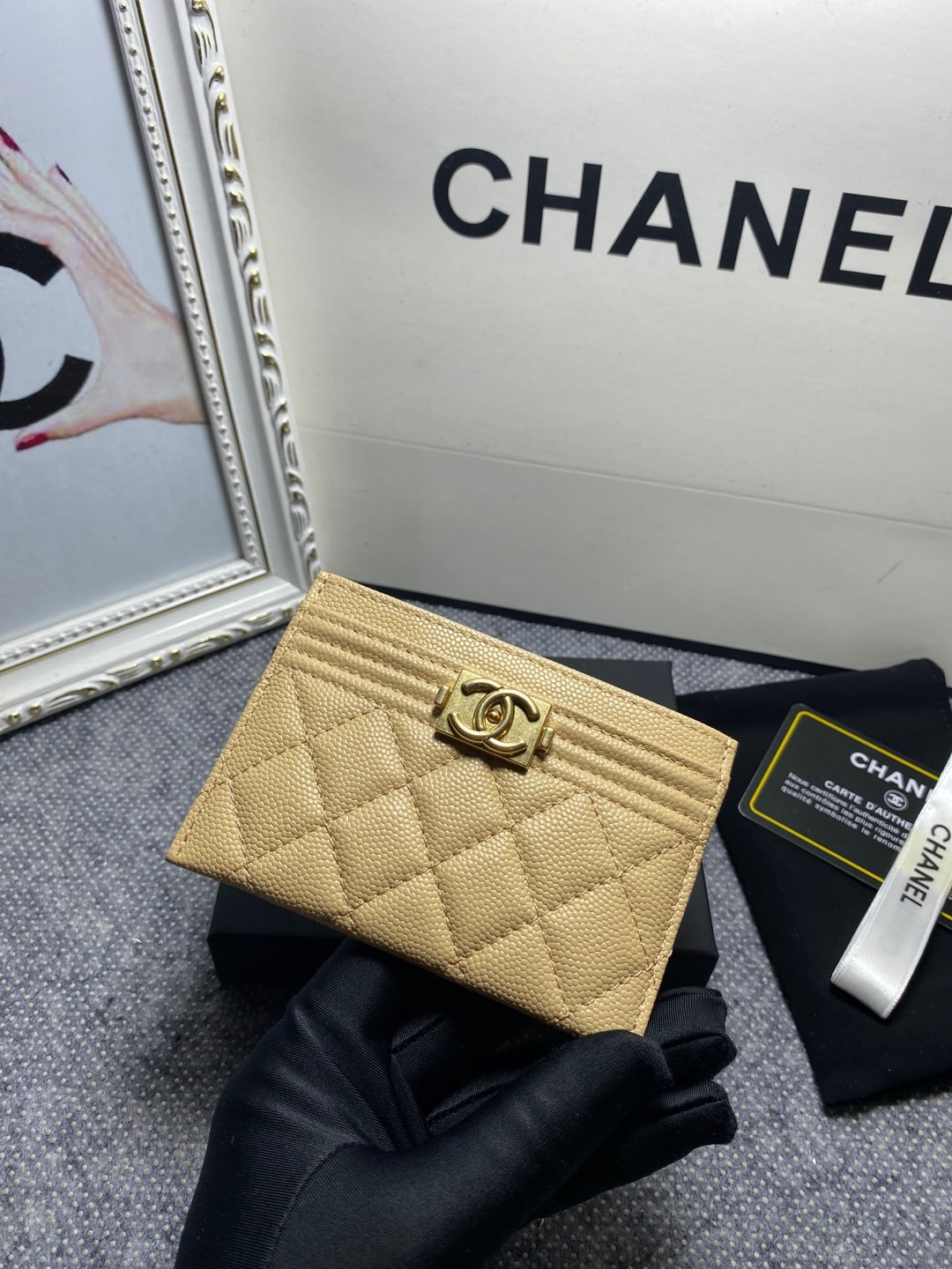 Ch**el CARD HOLDER 10cm