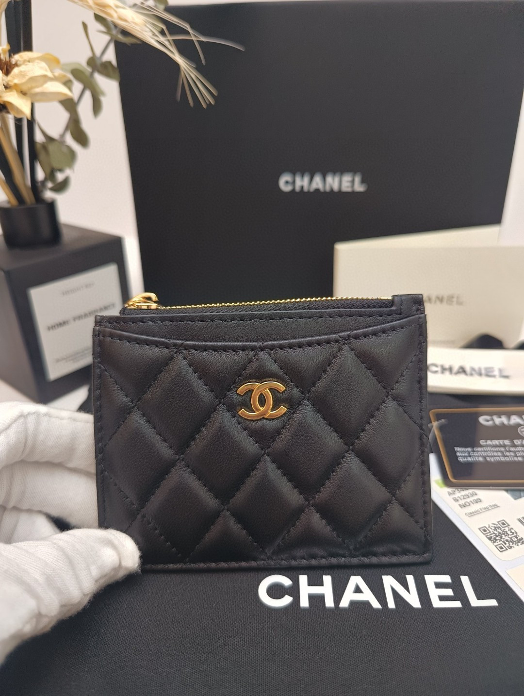 Ch**el card holder 9x11.5cm