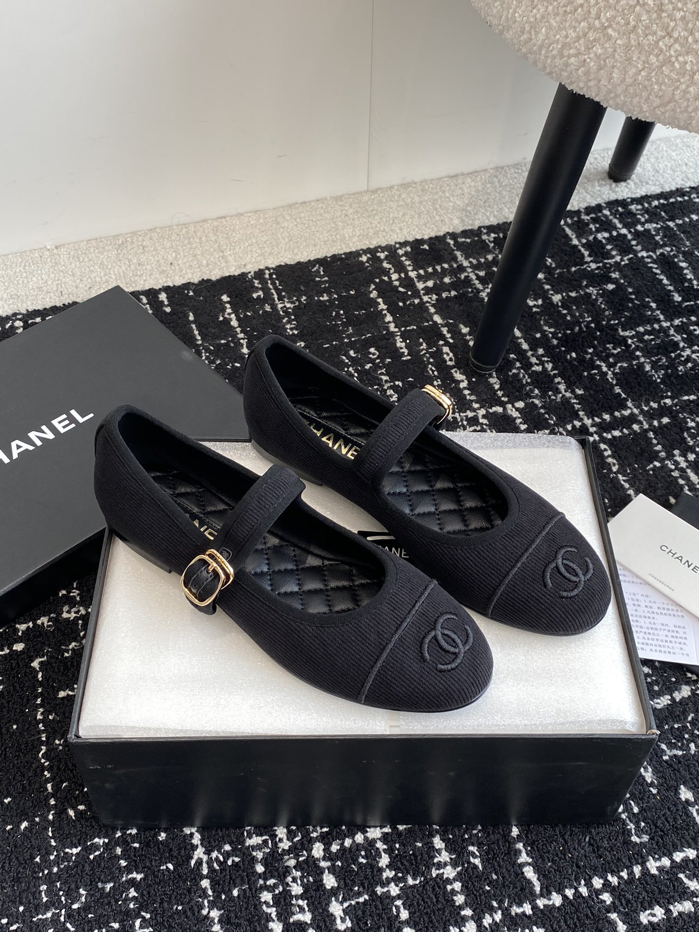 UA Ch**el MARY JANES  Cotton & Silk
