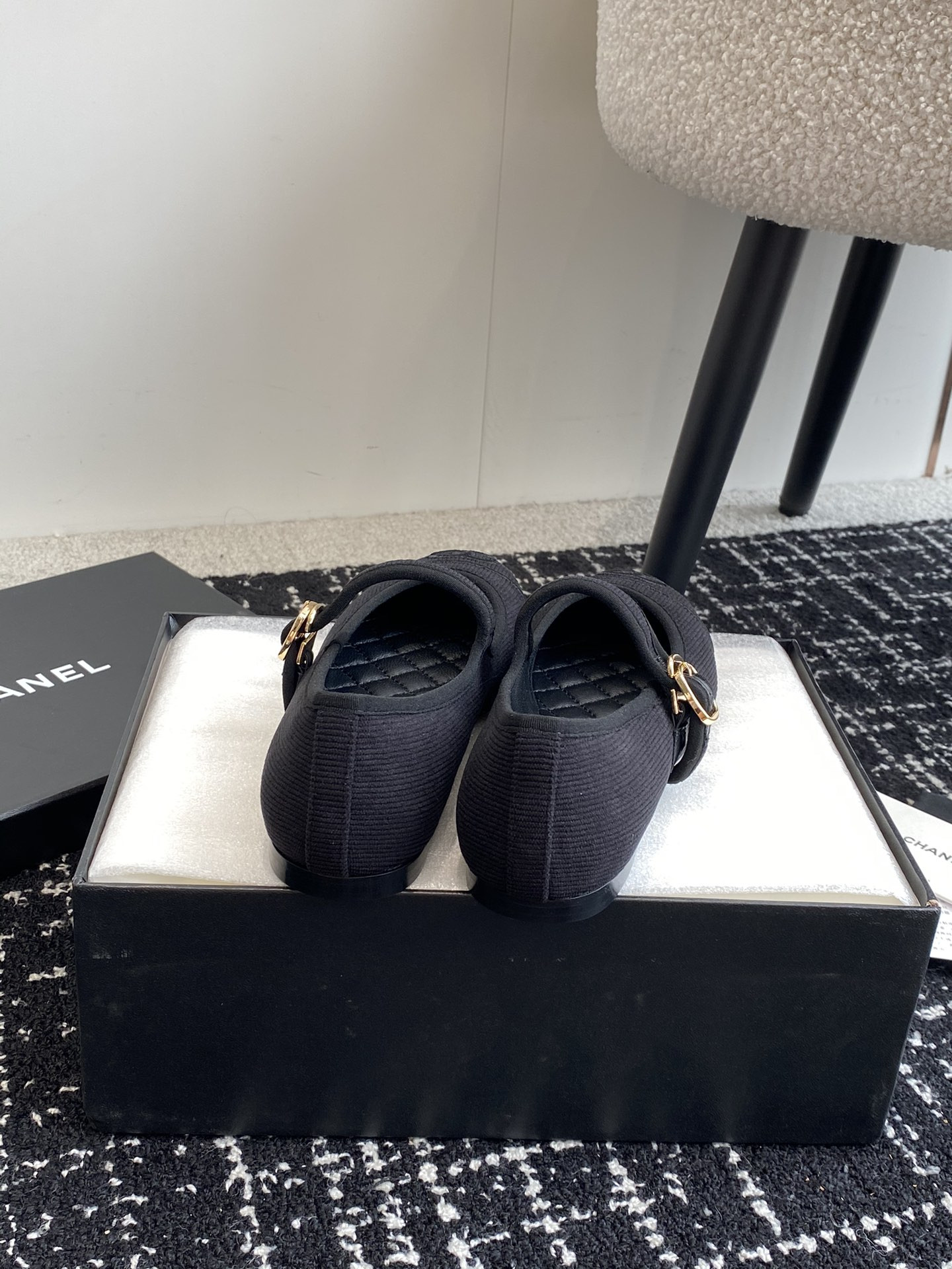 UA Ch**el MARY JANES  Cotton & Silk