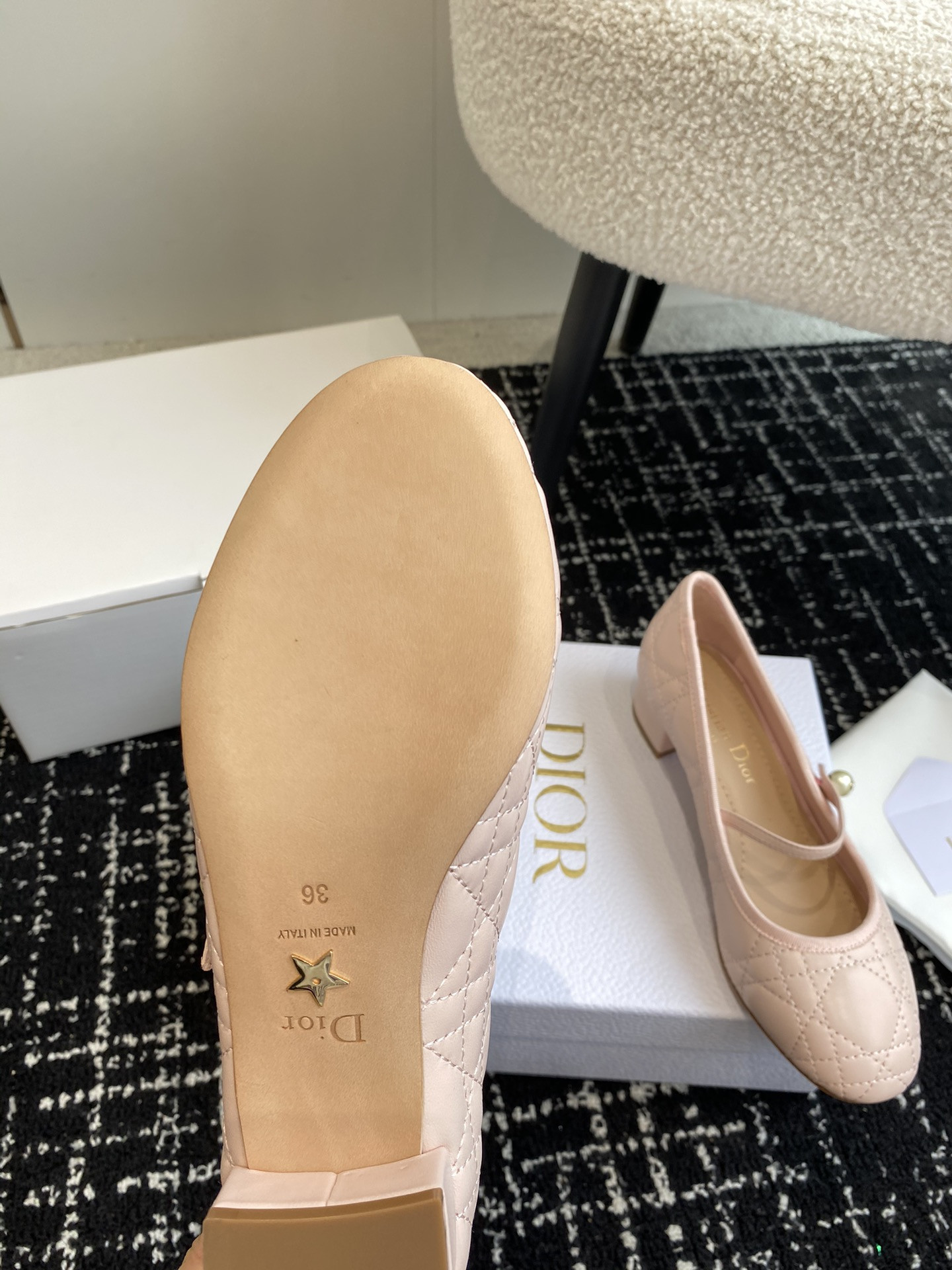 UA D10r Ballet Pump Rose