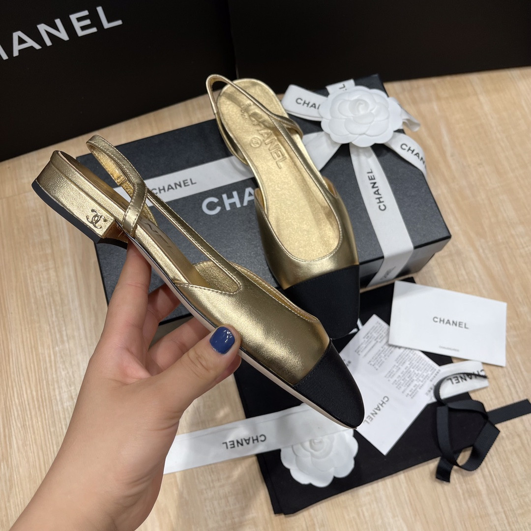 UA Ch**el SLINGBACKS FLAT