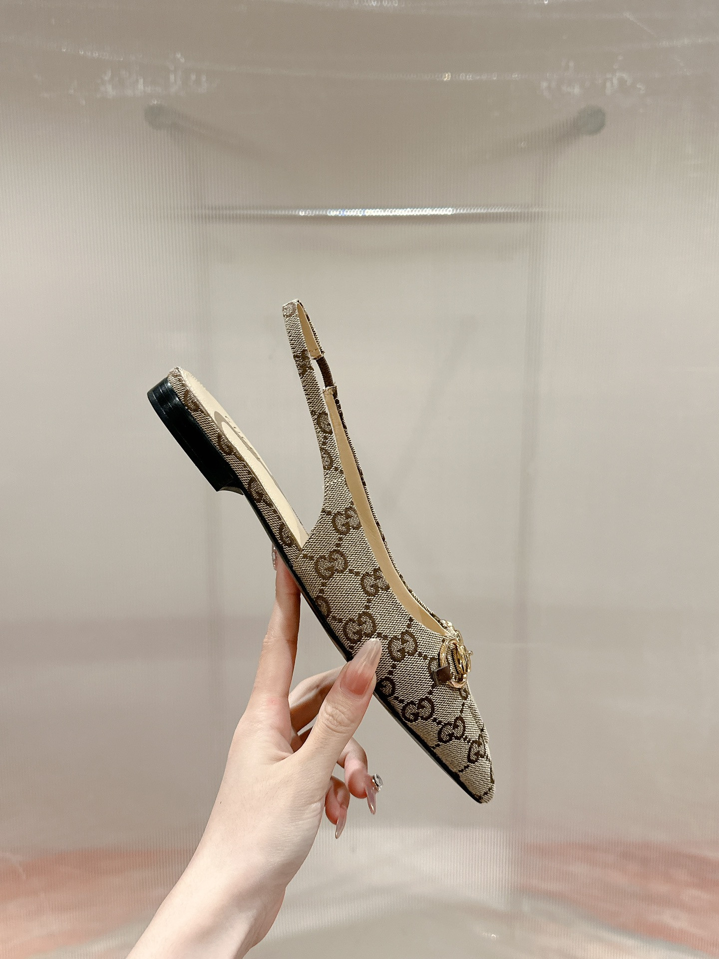 UA Gvc*1 HORSEBIT SLINGBACK FLAT