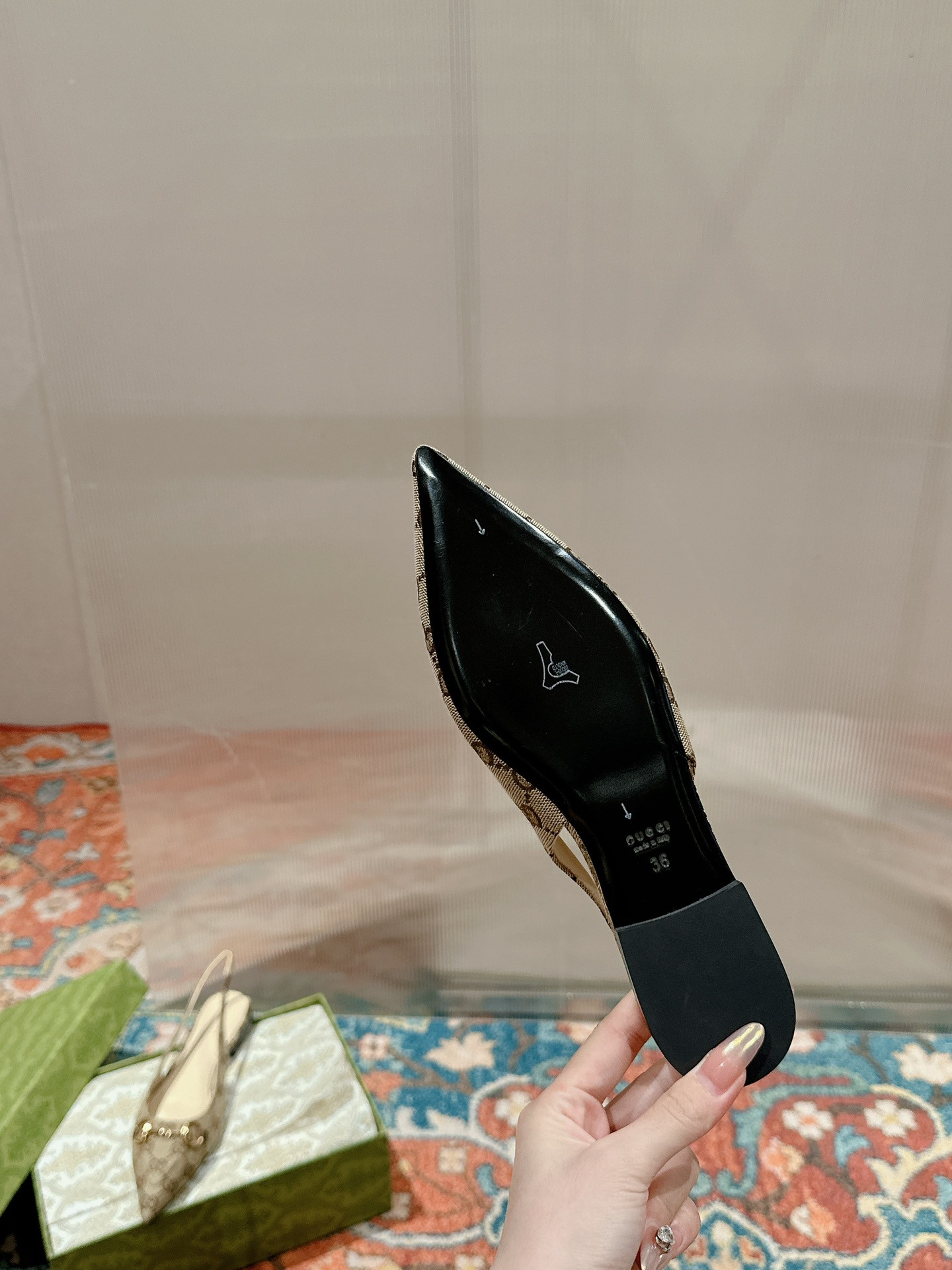 UA Gvc*1 HORSEBIT SLINGBACK FLAT