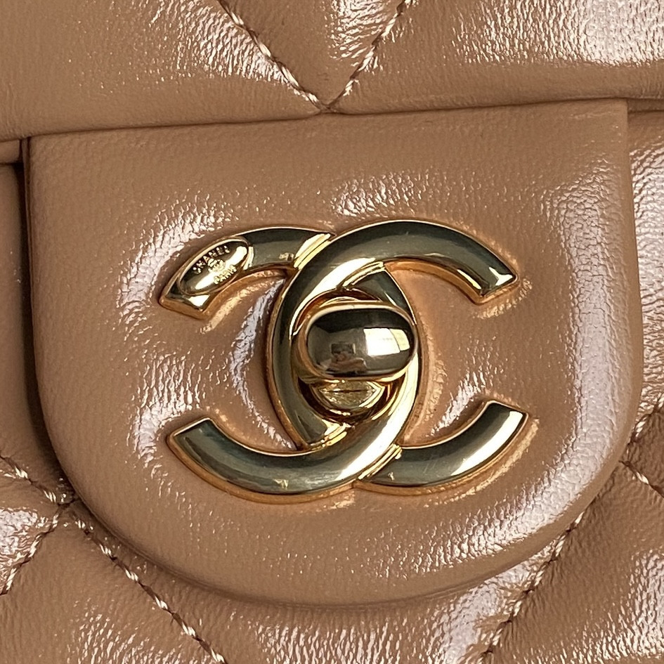 Ch**el MINI FLAP BAG WITH TOP HANDLE 14×19×8.5cm