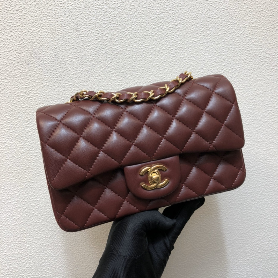 Ch**el MINI FLAP BAG 12 × 20 × 6 cm