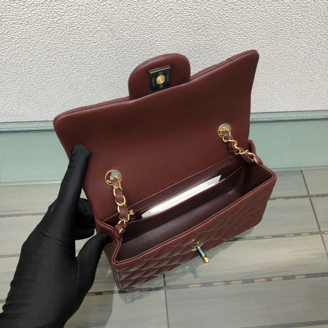 Ch**el MINI FLAP BAG 12 × 20 × 6 cm