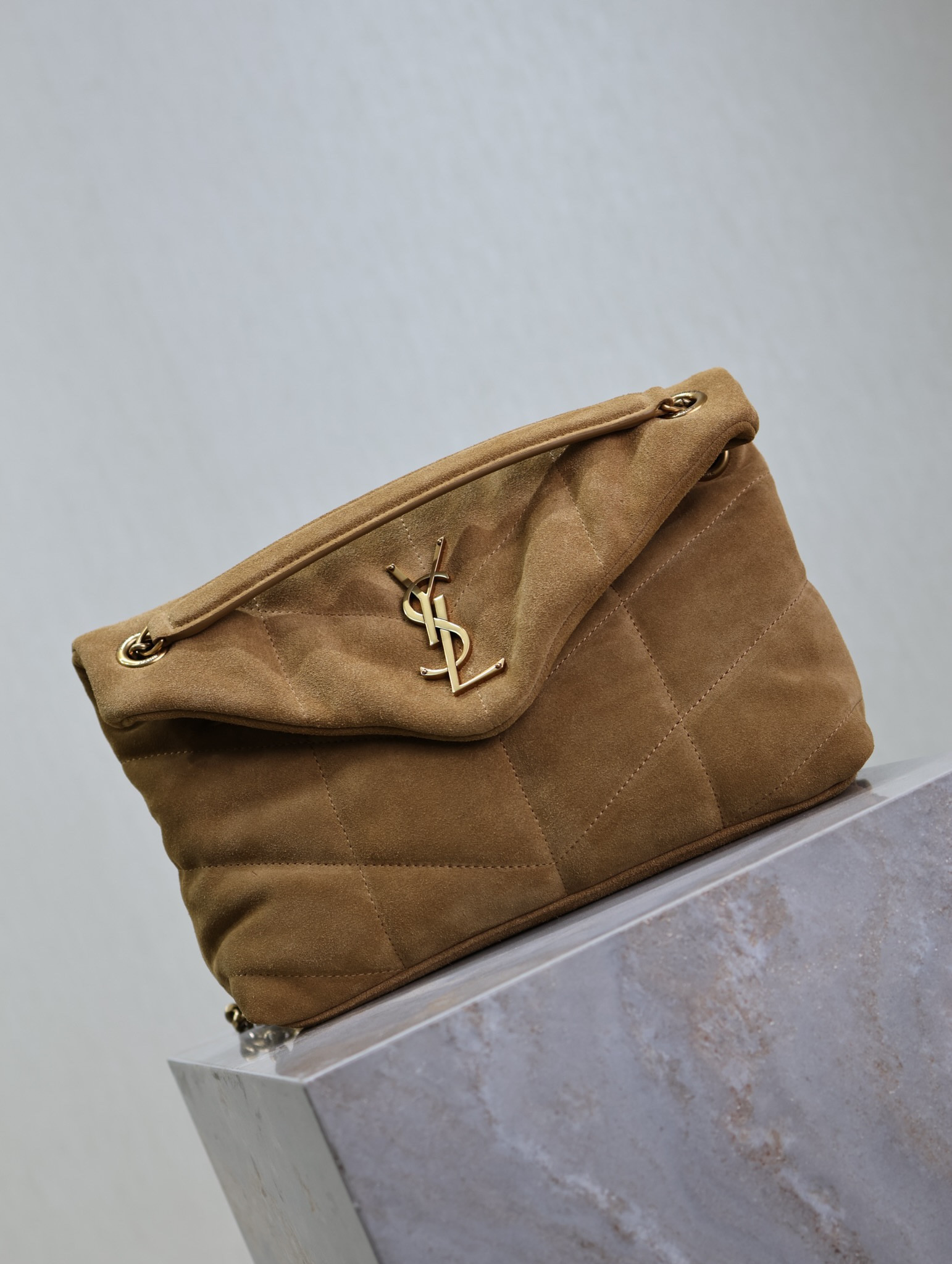 Y51 Loulou Small Puffer (Suede)  29 x 17 x 11cm