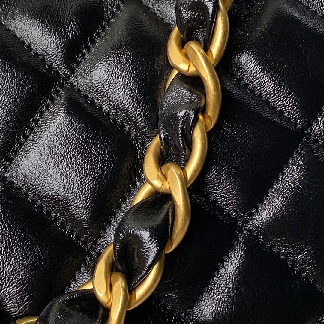 Ch**el Hobo Handbag 22.5×19.5×8.5cm
