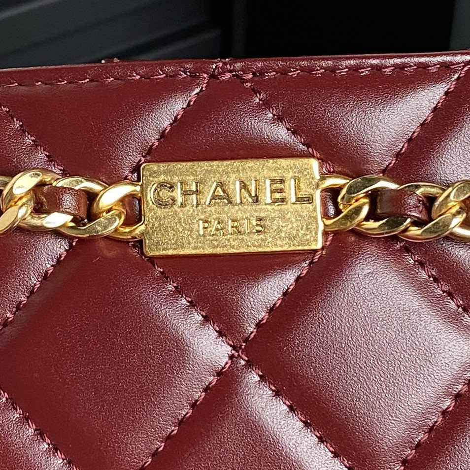 Ch**el 24K Handbag 16×21×7cm