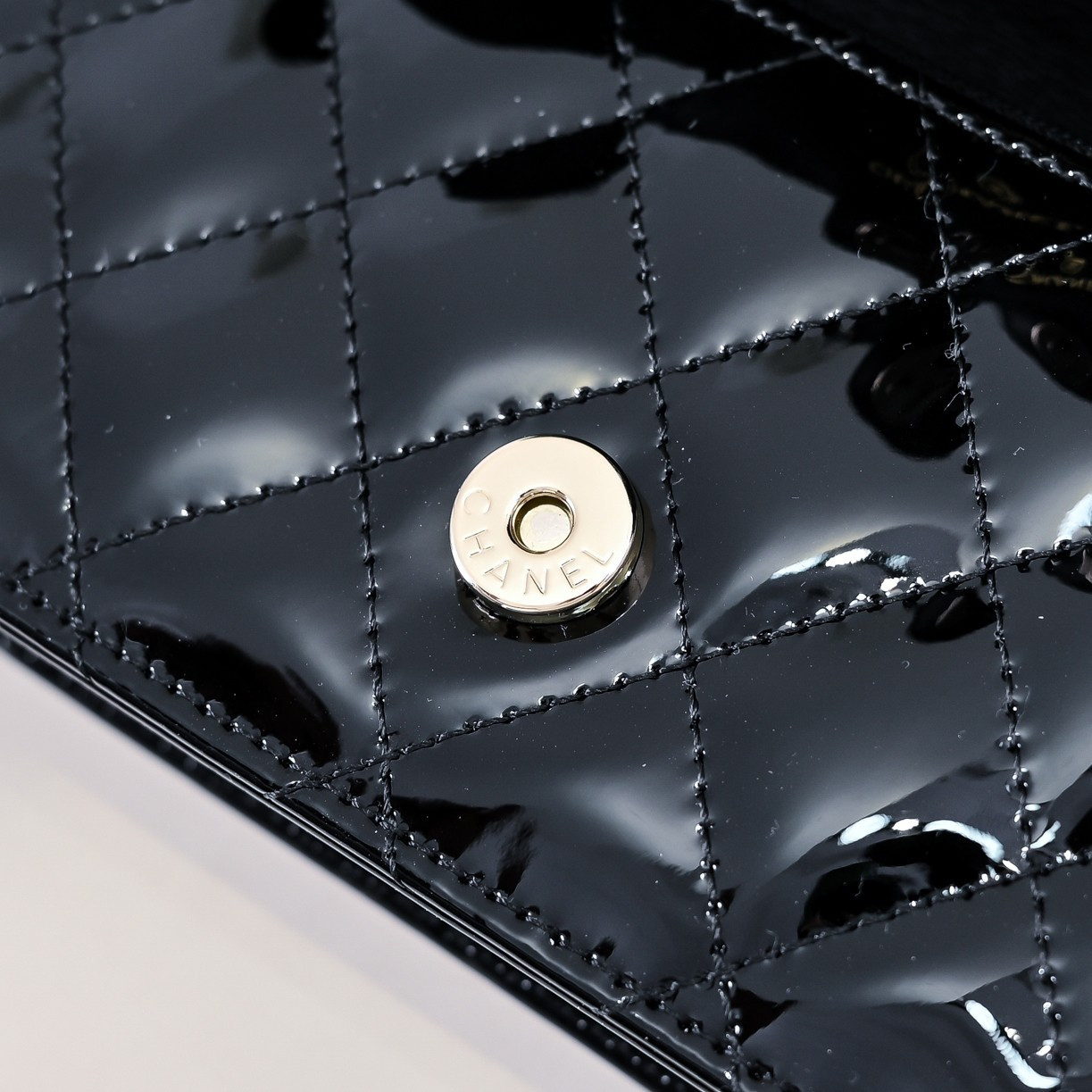 Ch**el classic handbag with top handle 17x10x4.5cm