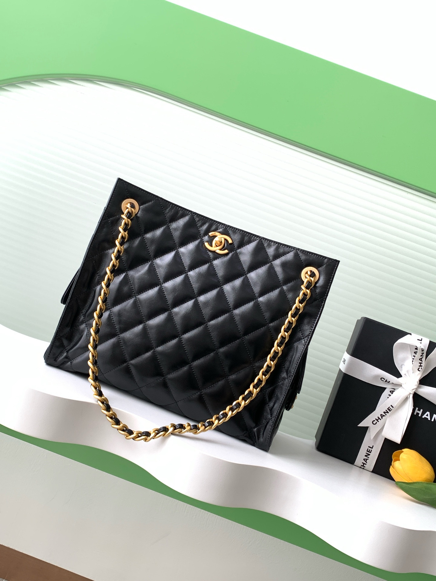 Ch**el shopping bag hobo 26x31x13cm