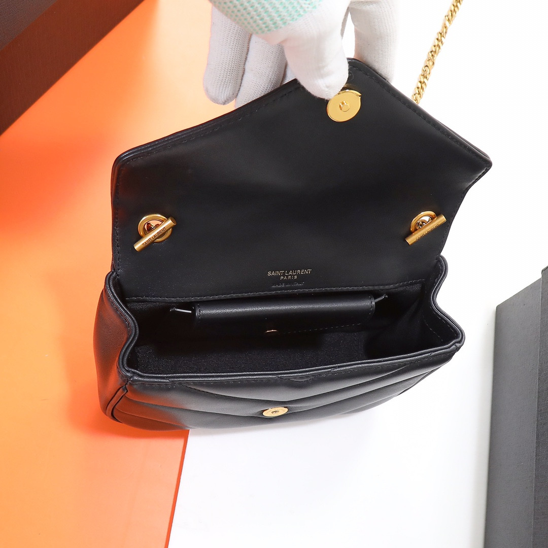 Y51 LOULOU MINI in lambskin 20X12X5cm